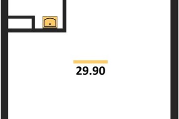 Фото №1: Студия 29 м² - Краснодар, мкр. жилой комплекс Самолёт-6, 