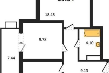 Фото №1: 2-комнатная квартира 59 м² - Армавир, мкр. жилой комплекс Римские Каникулы, 