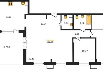 Фото №1: 3-комнатная квартира 107 м² - Армавир, мкр. жилой комплекс Римские Каникулы, 