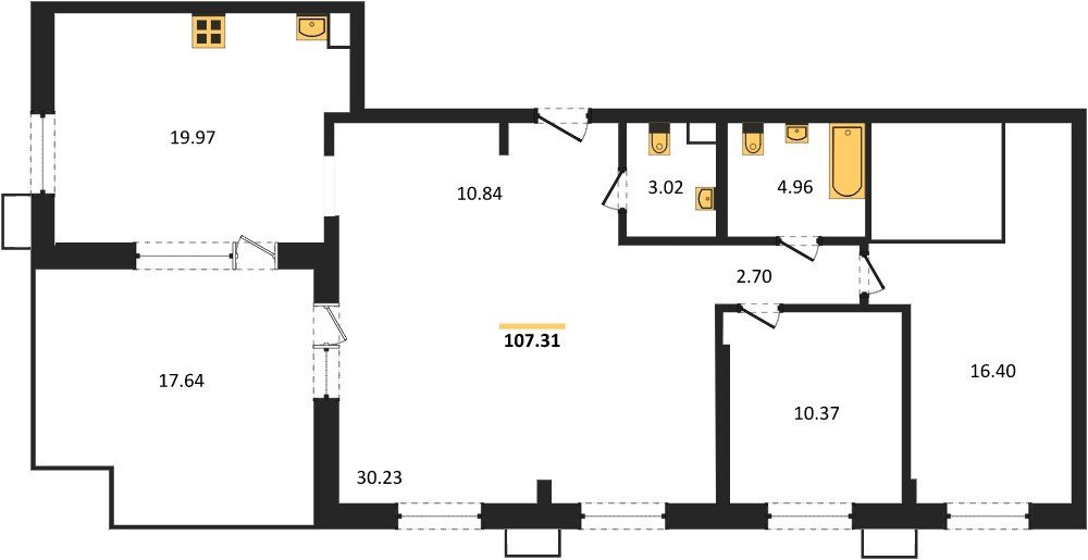 Фото №1: 3-комнатная квартира 107 м² - Армавир, жилой комплекс Римские Каникулы, 