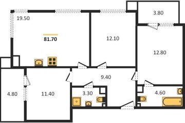 Фото №1: 3-комнатная квартира 84 м² - Краснодар, мкр. Парк Победы, ул. имени Героя Дангириева, 2