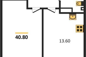 Фото №1: 1-комнатная квартира 40 м² - Краснодар, мкр. Парк Победы, ул. имени Героя Дангириева, 2к2