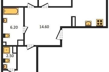 Фото №1: 3-комнатная квартира 93 м² - Краснодар, мкр. Парк Победы, ул. имени Героя Дангириева, 2к2
