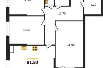 Фото №1: 3-комнатная квартира 82 м² - Краснодар, мкр. Парк Победы, ул. имени Героя Дангириева, 2к1