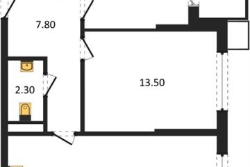 Фото №1: 2-комнатная квартира 64 м² - Краснодар, мкр. Парк Победы, 