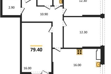 Фото №1: 3-комнатная квартира 80 м² - Краснодар, мкр. Парк Победы, 