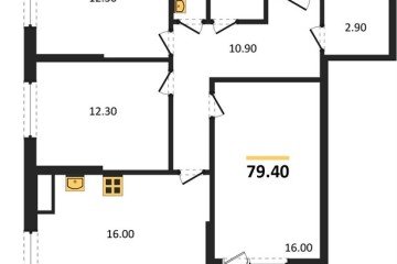 Фото №1: 3-комнатная квартира 79 м² - Краснодар, мкр. Прикубанский внутригородской округ, 