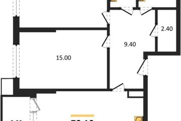 Фото №1: 2-комнатная квартира 70 м² - Краснодар, мкр. Прикубанский внутригородской округ, 