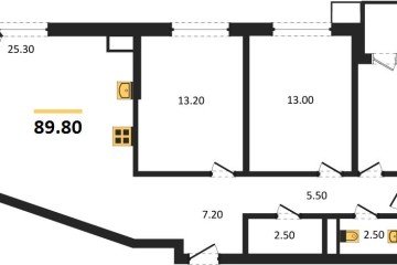 Фото №1: 3-комнатная квартира 91 м² - Краснодар, мкр. Прикубанский внутригородской округ, 
