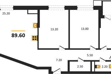 Фото №1: 3-комнатная квартира 91 м² - Краснодар, мкр. Прикубанский внутригородской округ, 
