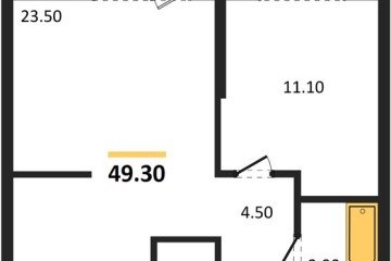 Фото №1: 1-комнатная квартира 49 м² - Краснодар, мкр. жилой комплекс Рекорд, ул. Новороссийская, 102/8к5
