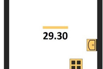 Фото №1: Студия 29 м² - Краснодар, мкр. жилой комплекс Рекорд, ул. Новороссийская, 102/8к5