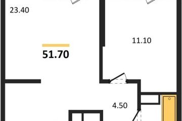 Фото №1: 1-комнатная квартира 51 м² - Краснодар, мкр. жилой комплекс Рекорд, ул. Новороссийская, 102/8к5