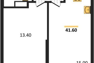 Фото №1: 1-комнатная квартира 41 м² - Краснодар, мкр. жилой комплекс Рекорд, ул. Новороссийская, 102/8к5