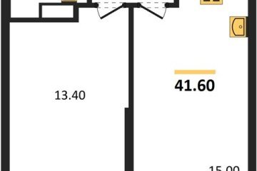 Фото №1: 1-комнатная квартира 41 м² - Краснодар, мкр. жилой комплекс Рекорд, ул. Новороссийская, 102/8к5