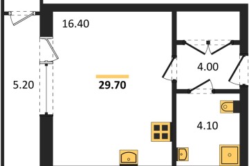 Фото №1: Студия 29 м² - Краснодар, мкр. жилой комплекс Рекорд, ул. Новороссийская, 102/8к5