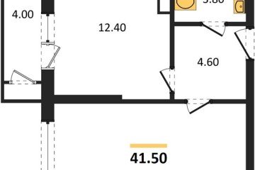 Фото №1: 1-комнатная квартира 41 м² - Краснодар, мкр. жилой комплекс Рекорд, ул. Новороссийская, 102/8к5