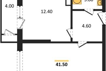 Фото №1: 1-комнатная квартира 41 м² - Краснодар, мкр. жилой комплекс Рекорд, ул. Новороссийская, 102/8к5