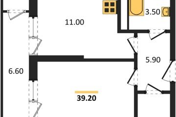 Фото №1: 1-комнатная квартира 39 м² - Краснодар, мкр. жилой комплекс Рекорд, ул. Новороссийская, 102/8к5