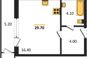 Фото №1: Студия 29 м² - Краснодар, мкр. жилой комплекс Рекорд, ул. Новороссийская, 102/8к5