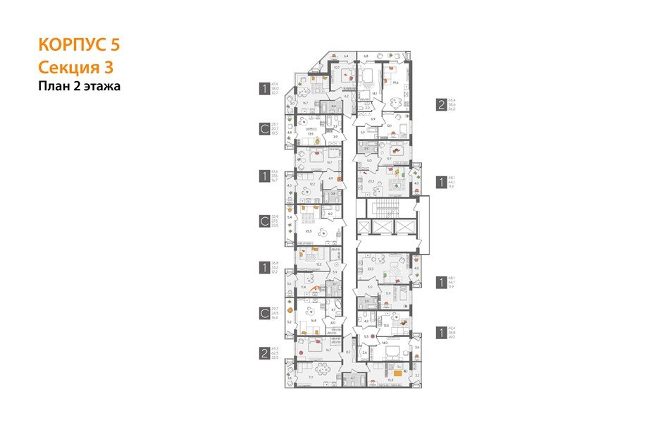 Фото №8: 1-комнатная квартира 36 м² - Краснодар, ЖК Рекорд, Карасунский внутригородской округ, Центральный внутригородской округ, Черёмушки, мкр. жилой комплекс Рекорд, ул. Новороссийская, 102/8к5