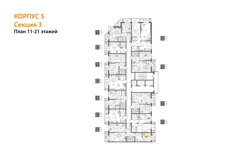 Фото №8: 1-комнатная квартира 36 м² - Краснодар, ЖК Рекорд, Карасунский внутригородской округ, Центральный внутригородской округ, Черёмушки, мкр. жилой комплекс Рекорд, ул. Новороссийская, 102/8к5