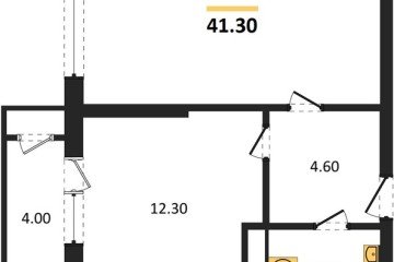 Фото №1: 1-комнатная квартира 41 м² - Краснодар, мкр. жилой комплекс Рекорд, ул. Новороссийская, 102/8к5