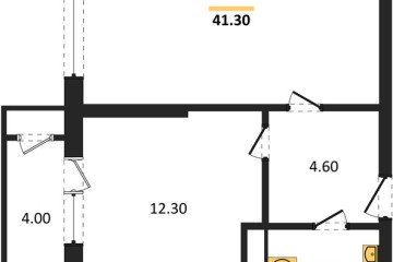 Фото №1: 1-комнатная квартира 41 м² - Краснодар, мкр. жилой комплекс Рекорд, ул. Новороссийская, 102/8к5