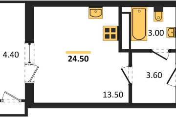Фото №1: Студия 24 м² - Краснодар, мкр. жилой комплекс Рекорд, ул. Новороссийская, 102/8к5