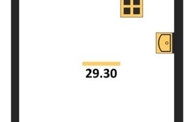 Фото №1: Студия 29 м² - Краснодар, мкр. жилой комплекс Рекорд, ул. Новороссийская, 102/8к5