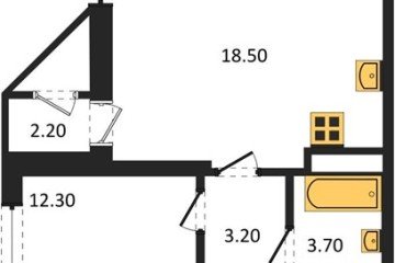 Фото №1: 1-комнатная квартира 42 м² - Краснодар, мкр. жилой комплекс Рекорд, ул. Новороссийская, 102/8к5