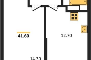 Фото №1: 1-комнатная квартира 41 м² - Краснодар, мкр. жилой комплекс Рекорд, ул. Новороссийская, 102/8к5