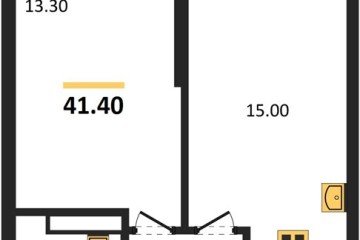 Фото №1: 1-комнатная квартира 41 м² - Краснодар, мкр. жилой комплекс Рекорд, ул. Новороссийская, 102/8к5