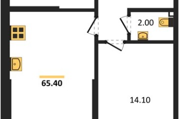 Фото №1: 2-комнатная квартира 65 м² - Краснодар, мкр. жилой комплекс Рекорд, ул. Новороссийская, 102И