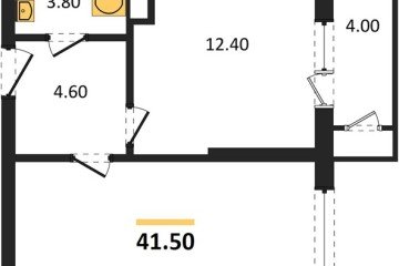 Фото №1: 1-комнатная квартира 41 м² - Краснодар, мкр. жилой комплекс Рекорд, ул. Новороссийская, 102И