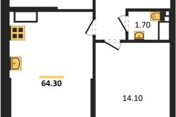 Фото №1: 2-комнатная квартира 64 м² - Краснодар, мкр. жилой комплекс Рекорд, ул. Новороссийская, 102И