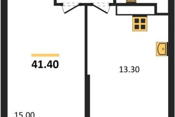 Фото №1: 1-комнатная квартира 41 м² - Краснодар, мкр. жилой комплекс Рекорд, ул. Новороссийская, 102И