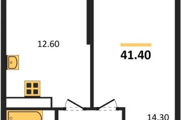 Фото №1: 1-комнатная квартира 41 м² - Краснодар, мкр. жилой комплекс Рекорд, ул. Новороссийская, 102И