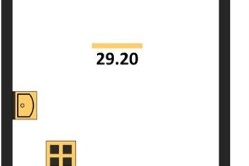 Фото №1: Студия 29 м² - Краснодар, мкр. жилой комплекс Рекорд, ул. Новороссийская, 102И