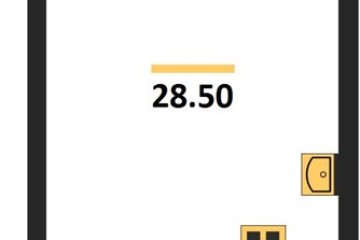 Фото №1: Студия 28 м² - Краснодар, мкр. жилой комплекс Рекорд, ул. Новороссийская, 102И