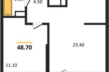 Фото №1: 1-комнатная квартира 48 м² - Краснодар, мкр. жилой комплекс Рекорд, ул. Новороссийская, 102И
