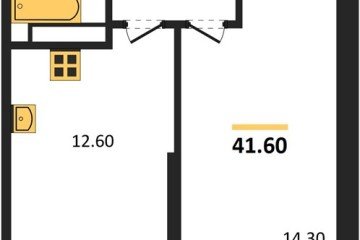 Фото №1: 1-комнатная квартира 41 м² - Краснодар, мкр. жилой комплекс Рекорд, ул. Новороссийская, 102И
