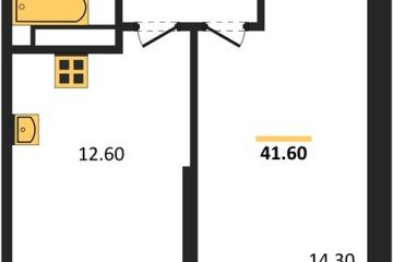 Фото №1: 1-комнатная квартира 41 м² - Краснодар, мкр. жилой комплекс Рекорд, ул. Новороссийская, 102И