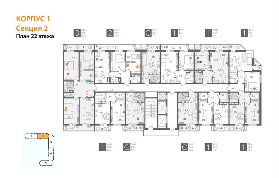 Фото №8: 1-комнатная квартира 50 м² - Краснодар, ЖК Рекорд, Карасунский внутригородской округ, Центральный внутригородской округ, Черёмушки, мкр. жилой комплекс Рекорд, ул. Новороссийская, 102И