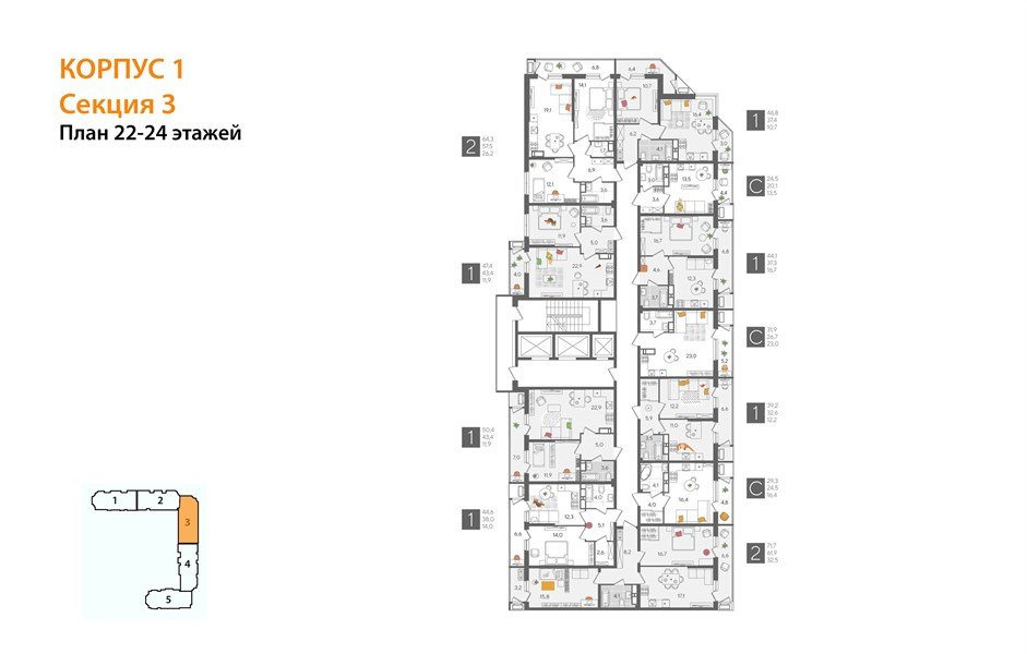 Фото №8: 1-комнатная квартира 39 м² - Краснодар, ЖК Рекорд, Карасунский внутригородской округ, Центральный внутригородской округ, Черёмушки, мкр. жилой комплекс Рекорд, ул. Новороссийская, 102И