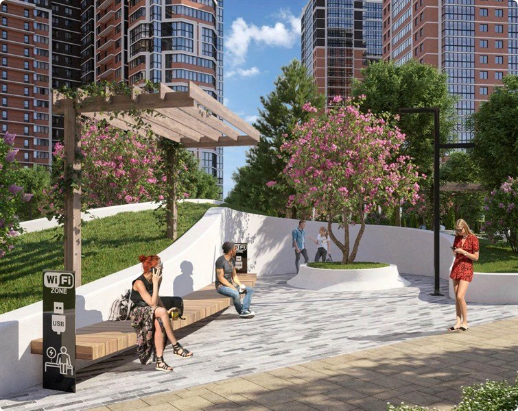 Фото №3: 1-комнатная квартира 41 м² - Краснодар, ЖК Рекорд, Черёмушки, Карасунский внутригородской округ, Центральный внутригородской округ, мкр. жилой комплекс Рекорд, ул. Новороссийская, 102/8к6