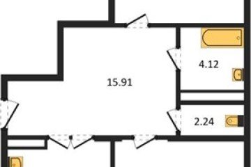 Фото №1: 2-комнатная квартира 83 м² - Краснодар, мкр. жилой комплекс Режиссёр, ул. Уральская, 100/8