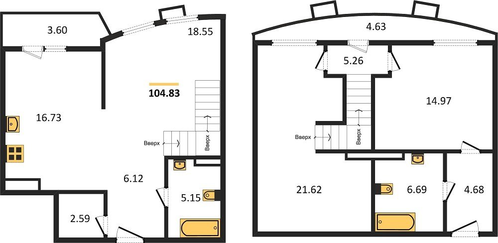 Фото №1: 3-комнатная квартира 104 м² - Краснодар, Хлопчато-бумажный Комбинат, Карасунский внутригородской округ, мкр. жилой комплекс Режиссёр, ул. Уральская, 100/8