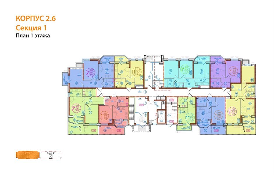 Фото №9: 1-комнатная квартира 33 м² - Краснодар, жилой комплекс Спортивная Деревня, мкр. Прикубанский внутригородской округ, ул. имени Генерала Корнилова, 18