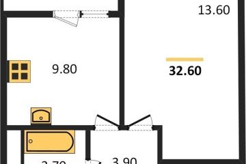 Фото №1: 1-комнатная квартира 32 м² - Краснодар, мкр. Прикубанский внутригородской округ, ул. имени Генерала Корнилова, 18